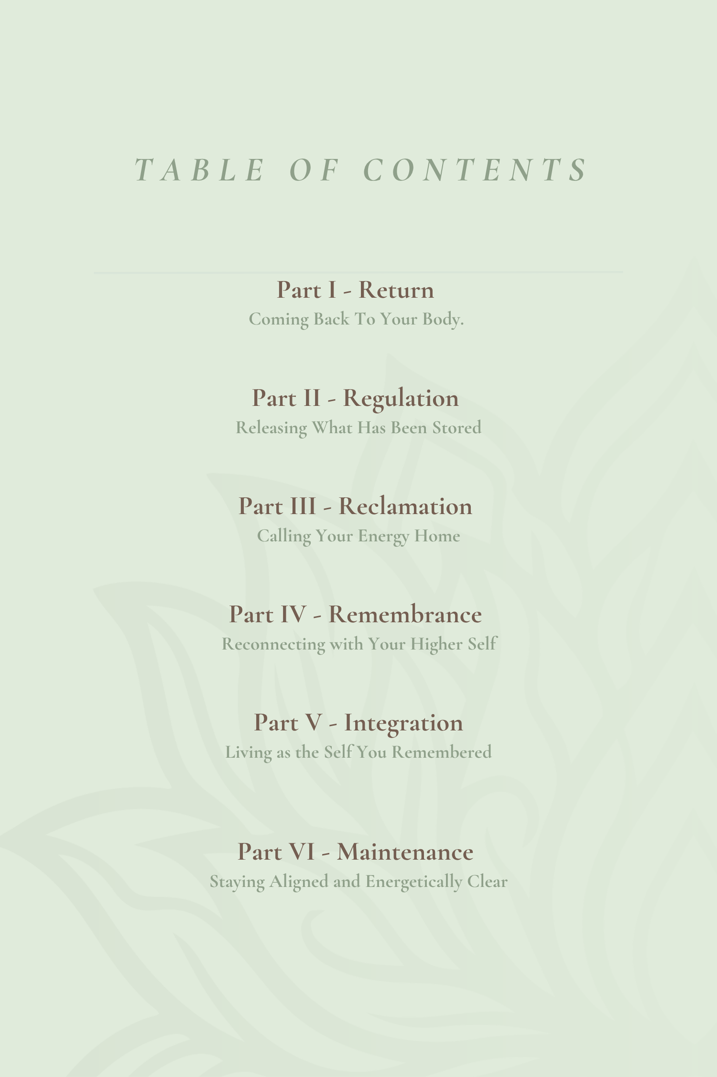The Embodied Self