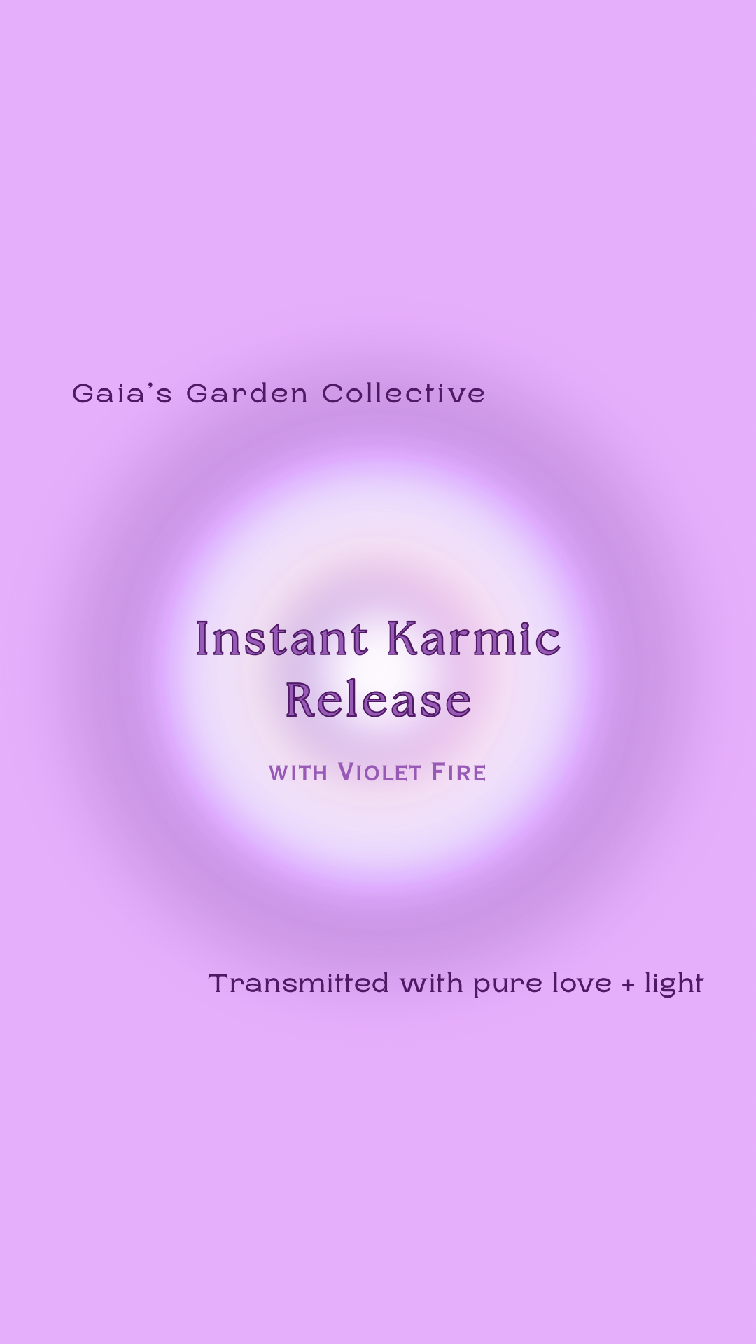 Instant Karmic Release In Under 5 Mins Transmission